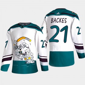 Herren Eishockey Anaheim Ducks Trikot David Backes 21 2020-21 Reverse Retro Authentic